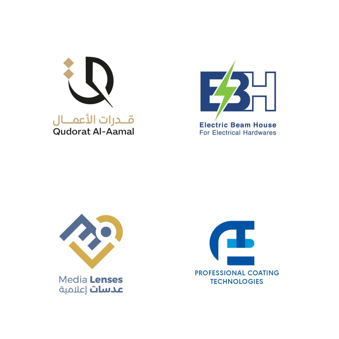 Four Company Brand Logos 01